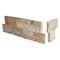 Msi Tuscany Scabas Splitface Ledger Corner 6 In. X 18 In. Natural Travertine Wall Tile, 4PK ZOR-PNL-0091 - alternate 2
